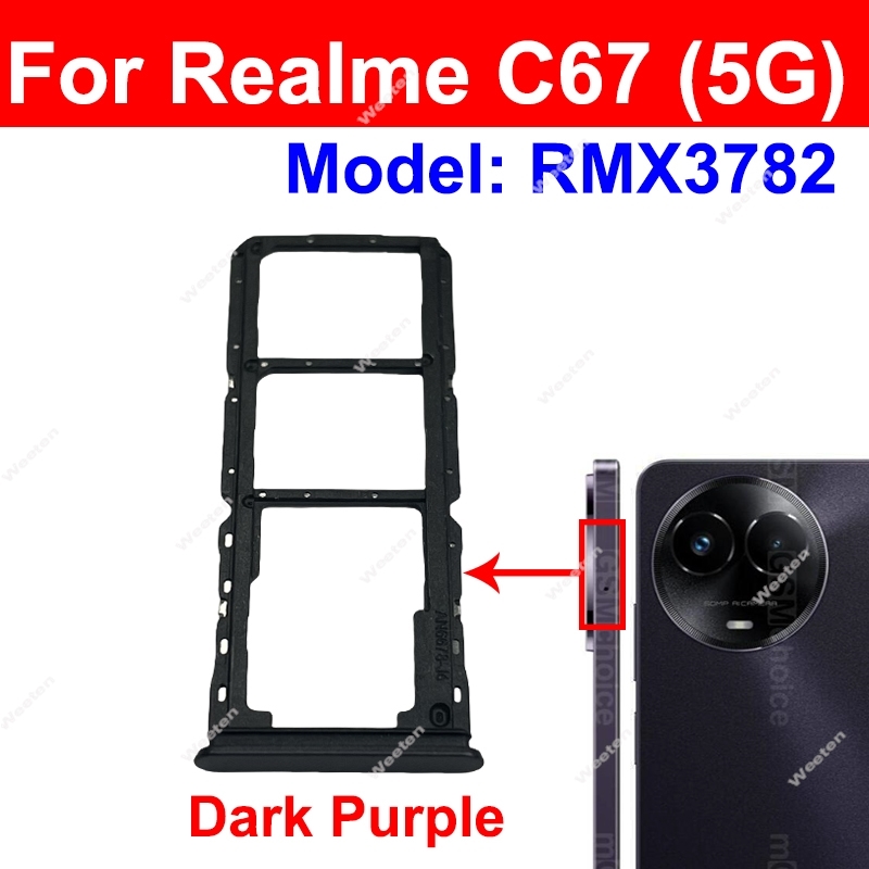 Realme C67 - Adapter karty SIM do Realme C61